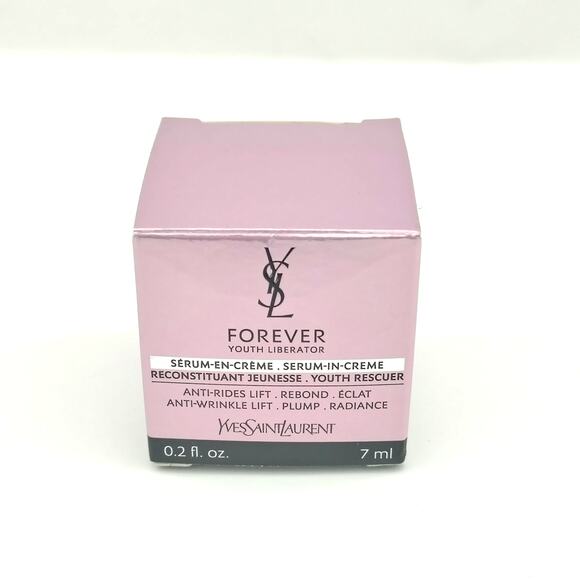 YSL Forever Youth Liberator Serum In Creme Plump Anti wrinkle 0.2 fl oz NEW - Picture 2 of 4